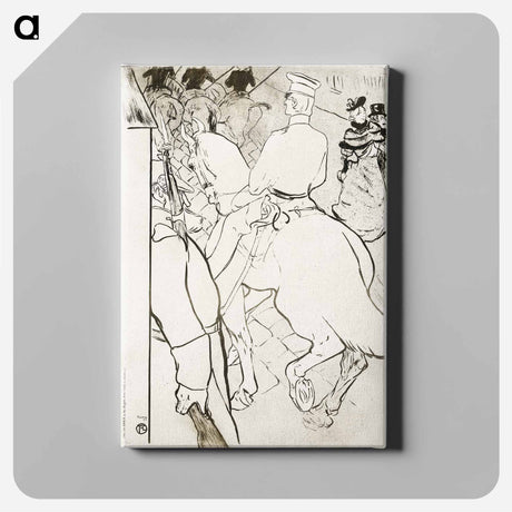 アートパネル-Babylone d’Allemagne - アンリ ド トゥールーズ ロートレック Canvas.