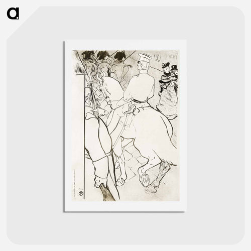 Babylone d’Allemagne - アンリ ド トゥールーズ ロートレック Postcard.