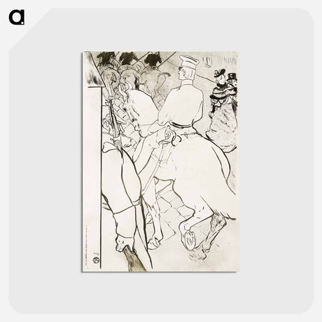 アートポストカード-Babylone d’Allemagne - アンリ ド トゥールーズ ロートレック Postcard.