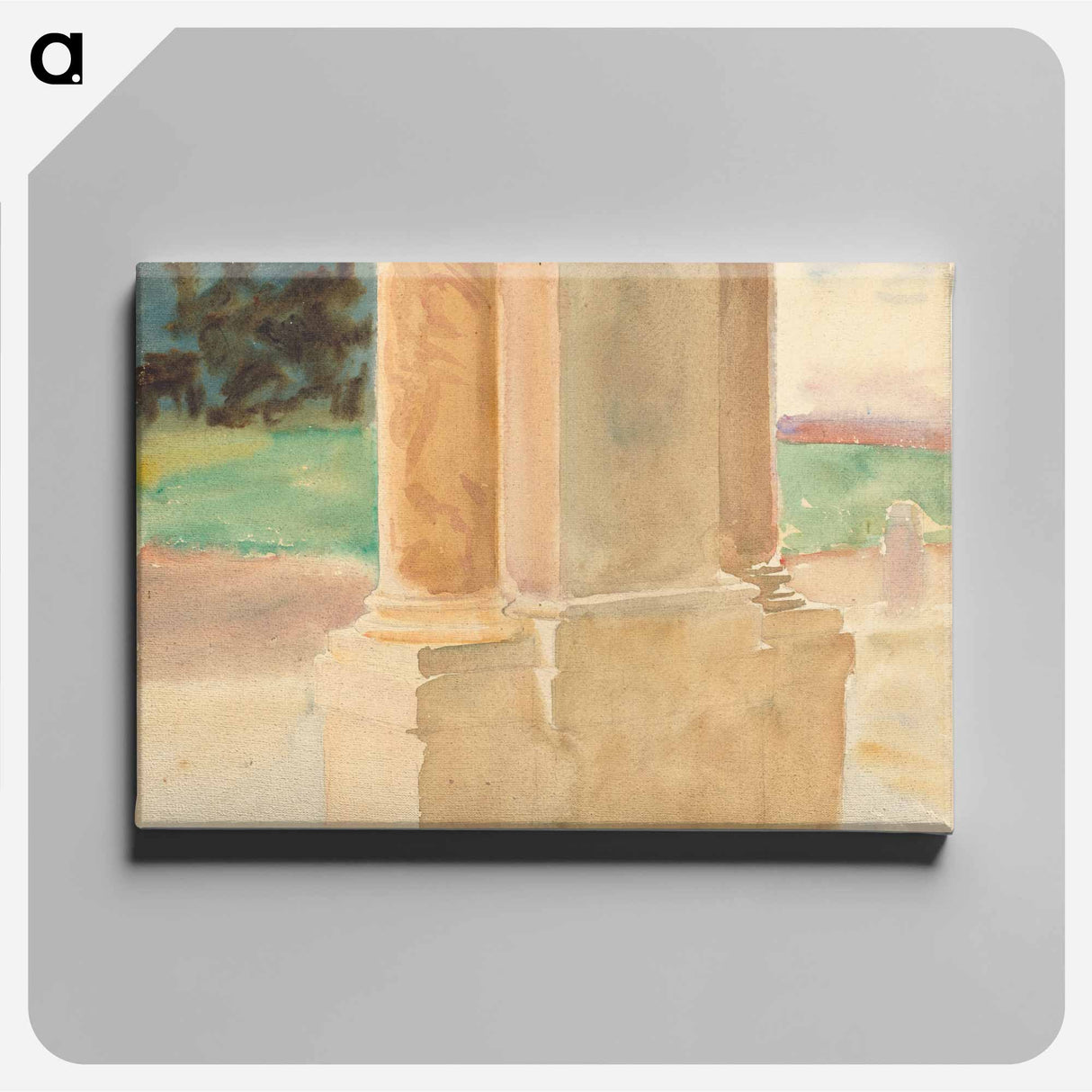 アートパネル-Frascati, Architectural Study - ジョン シンガー サージェント Canvas.