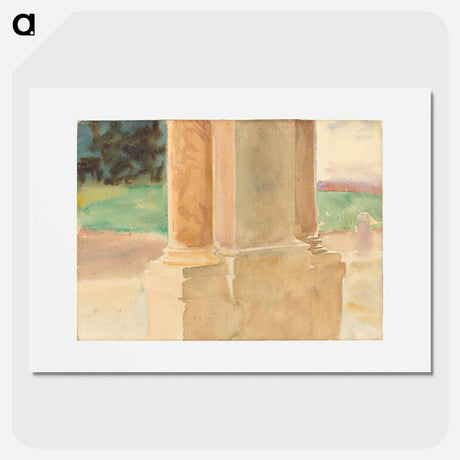 アートポスター-Frascati, Architectural Study - ジョン シンガー サージェント Poster.