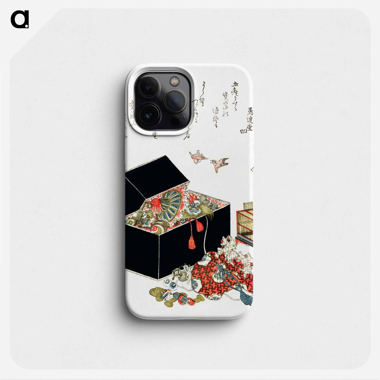 Hokusai's Vintage Japanese jewelry box - Katsushika Hokusai Phone Case.