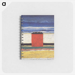 アートメモ帳-Red House - カジミール マレーヴィチ Memo.