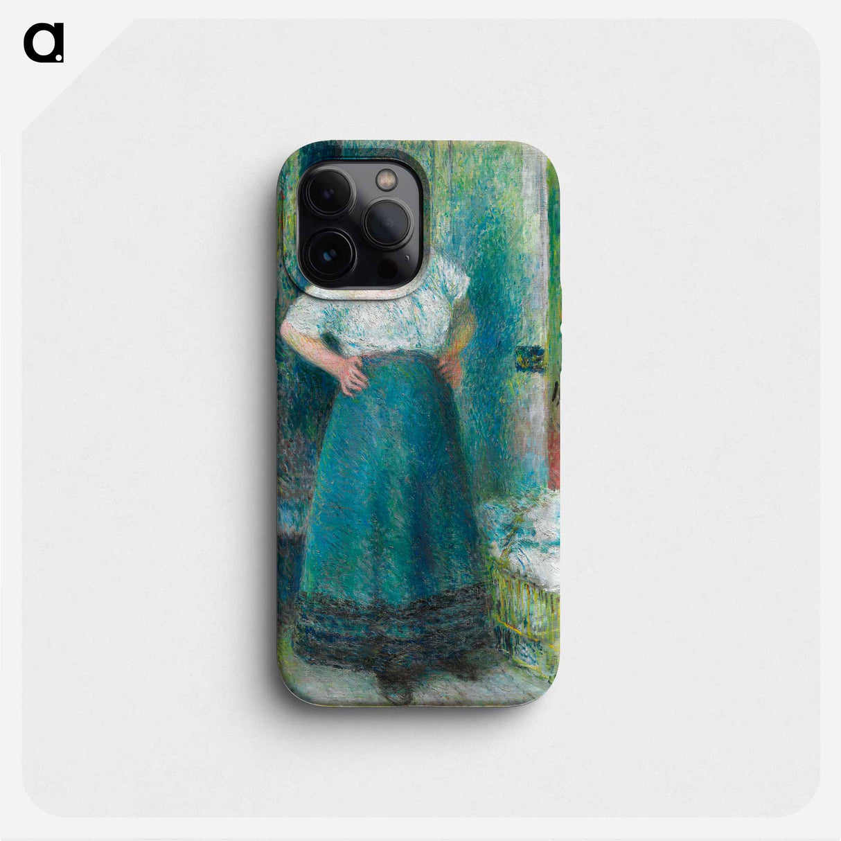 The Laundress - Pierre Auguste Renoir Phone Case.