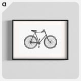 アートポスター-Victorian Bicycle Engraving
 - 大英図書館 Poster.