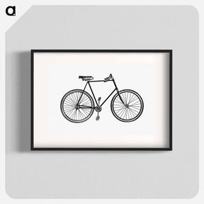 アートポスター-Victorian Bicycle Engraving
 - 大英図書館 Poster.