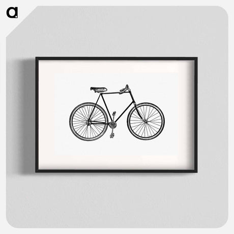 アートポスター-Victorian Bicycle Engraving
 - 大英図書館 Poster.