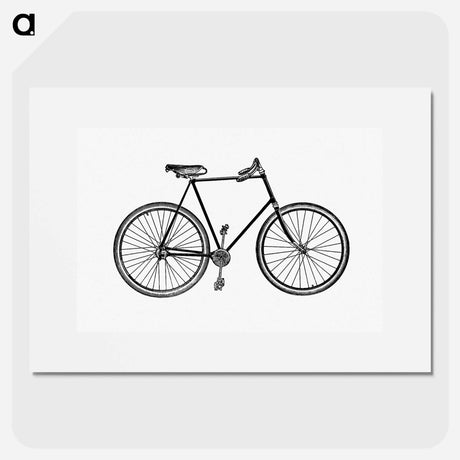 アートポスター-Victorian Bicycle Engraving
 - 大英図書館 Poster.