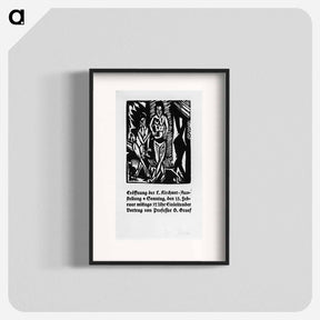 アートポスター-Two nude women - エルンスト ルートヴィヒ キルヒナー Poster.