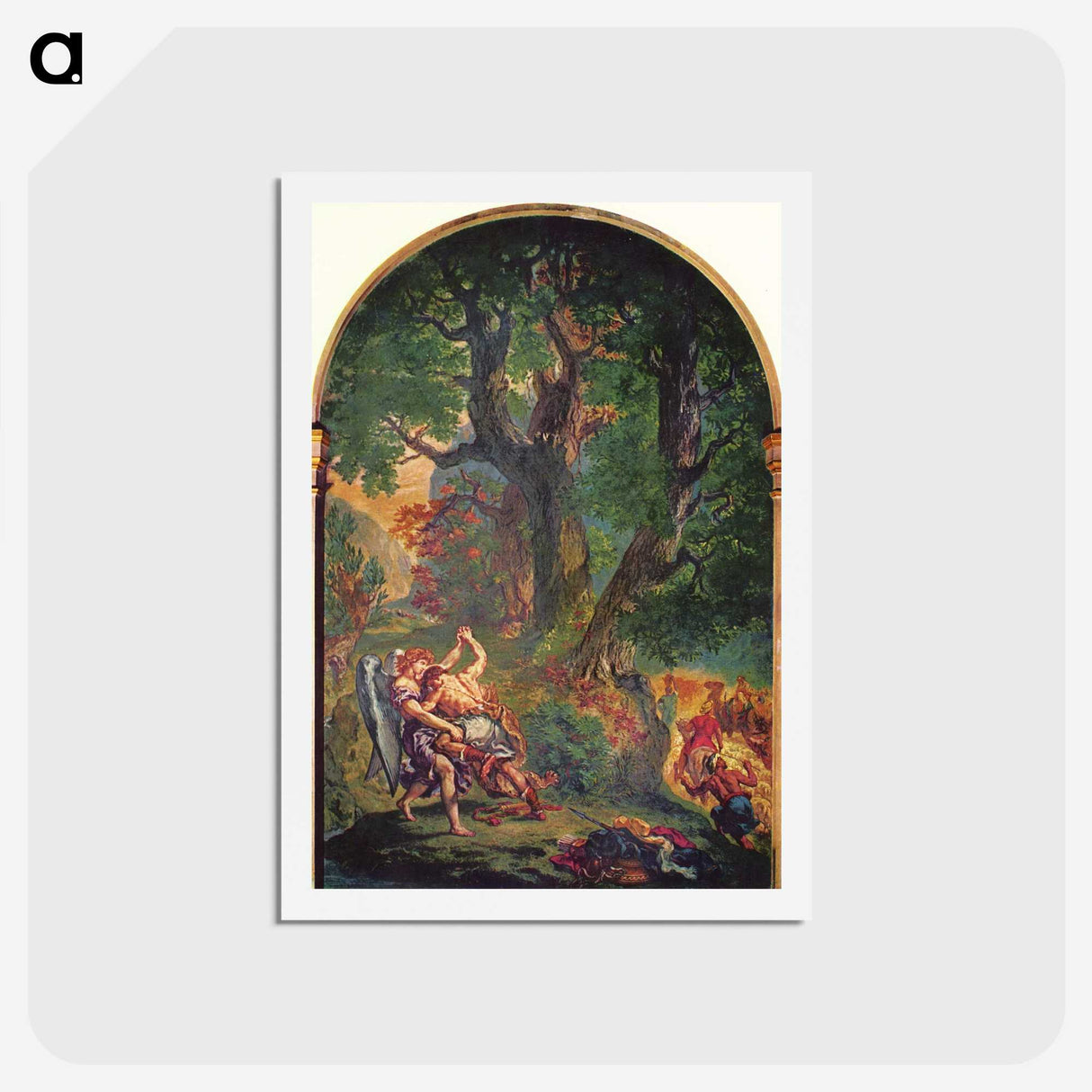 3-87_Eugene-Delacroix_hagaki
