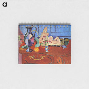 アートメモ帳-Still Life with a Pewter Jug and Pink Statuette - アンリ マティス Memo.