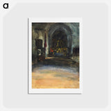 アートポストカード-Spanish Church Interior - ジョン シンガー サージェント Postcard.
