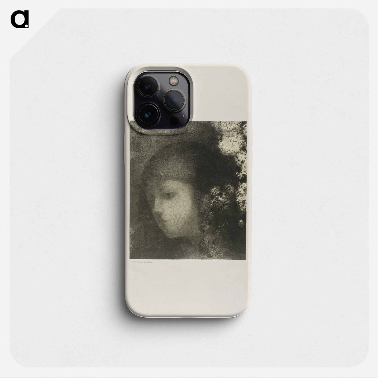 Child's Head With Flowers - Odilon Redon Phone Case.