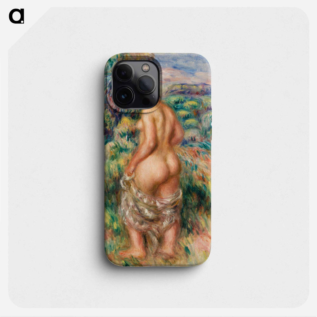 Standing Bather - Pierre Auguste Renoir Phone Case.