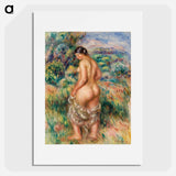 Standing Bather - Pierre-Auguste Renoir Poster.