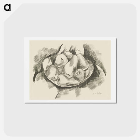 アートポストカード-Dish of Apples and Pears
 - イェール大学アートギャラリー Postcard.