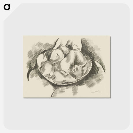 アートポストカード-Dish of Apples and Pears
 - イェール大学アートギャラリー Postcard.