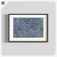 アートポスター-Blue Granite Pattern
 - 大英図書館 Poster.