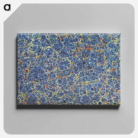 アートパネル-Blue Granite Pattern
 - 大英図書館 Canvas.