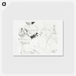 アートポストカード-Couple at a Café Concert - アンリ ド トゥールーズ ロートレック Postcard.