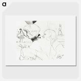 Couple at a Café Concert - アンリ ド トゥールーズ ロートレック Poster.