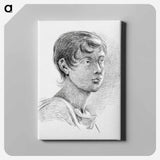 アートパネル-Portrait of a boy - ジャン ベルナール Canvas.