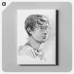 アートパネル-Portrait of a boy - ジャン ベルナール Canvas.