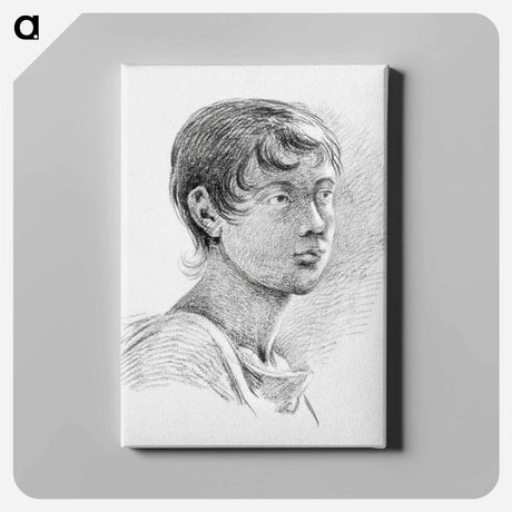 アートパネル-Portrait of a boy - ジャン ベルナール Canvas.