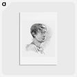 アートポストカード-Portrait of a boy - ジャン ベルナール Postcard.