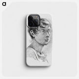 Portrait of a boy - ジャン ベルナール Phone Case.