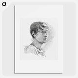 Portrait of a boy - ジャン ベルナール Poster.