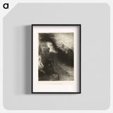 Pilgrim of the Sublunary World - オディロン ルドン Poster.