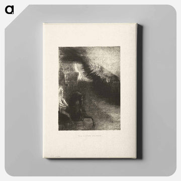 Pilgrim of the Sublunary World - オディロン ルドン Canvas.