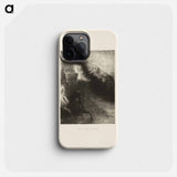 Pilgrim of the Sublunary World - Odilon Redon Phone Case.