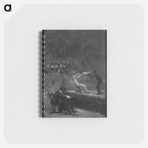 アートメモ帳-Sketch for Between Rounds - トーマス エイキンズ Memo.