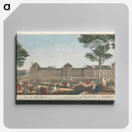 アートパネル-A Prospect of the Royal Palace of Thuilleries
 - イェール大学アートギャラリー Canvas.