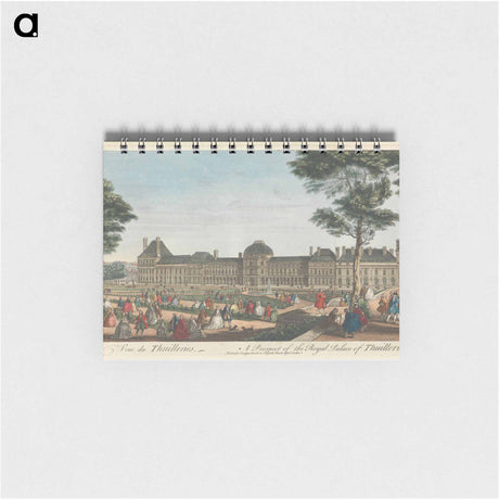 アートメモ帳-A Prospect of the Royal Palace of Thuilleries
 - イェール大学アートギャラリー Memo.