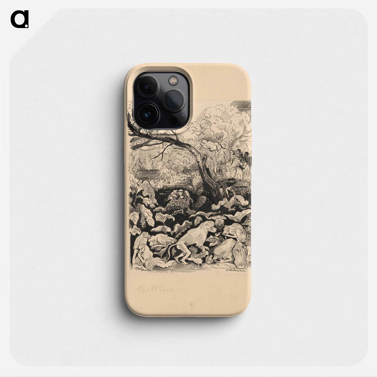 Stories in wilderness - アーノルド ピーター ワイズ クビンチャン Phone Case.