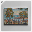 アートパネル-Beach Scene with Two Trees
 - バーンズ・コレクション Canvas.