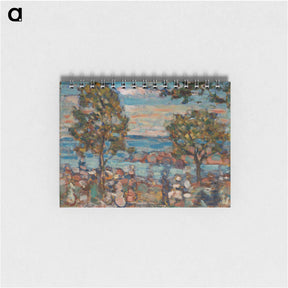 アートメモ帳-Beach Scene with Two Trees
 - バーンズ・コレクション Memo.
