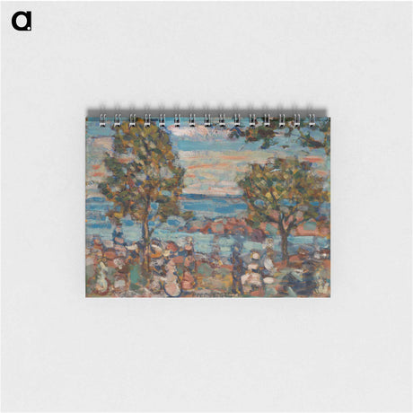 アートメモ帳-Beach Scene with Two Trees
 - バーンズ・コレクション Memo.