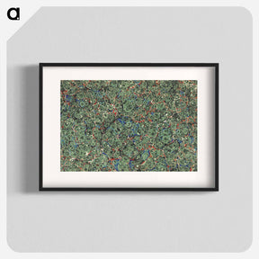 アートポスター-Abstract Green Pattern
 - 大英図書館 Poster.