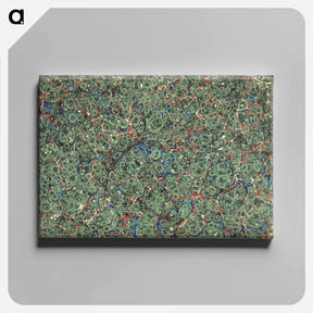 アートパネル-Abstract Green Pattern
 - 大英図書館 Canvas.