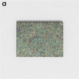 アートメモ帳-Abstract Green Pattern
 - 大英図書館 Memo.