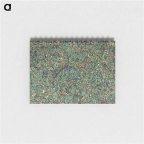 アートメモ帳-Abstract Green Pattern
 - 大英図書館 Memo.