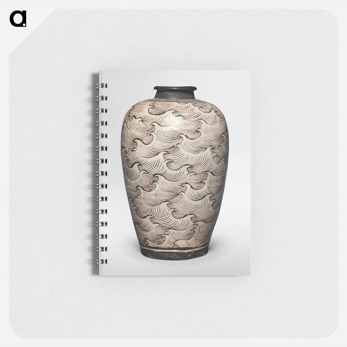 アートメモ帳-Chinese Vase with Waves
 - クリーブランド美術館 Memo.