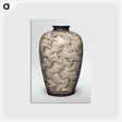 アートポストカード-Chinese Vase with Waves
 - クリーブランド美術館 Postcard.