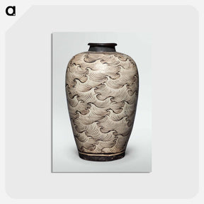 アートポストカード-Chinese Vase with Waves
 - クリーブランド美術館 Postcard.