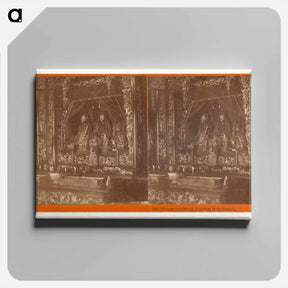 アートパネル-Chinese Joss House, Guardian of the Temple
 - エドワード マイブリッジ Canvas.
