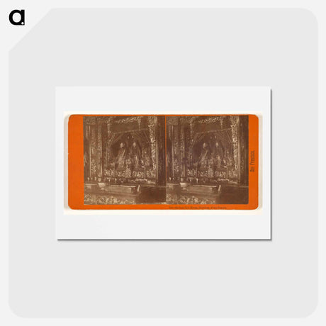 アートポストカード-Chinese Joss House, Guardian of the Temple
 - エドワード マイブリッジ Postcard.